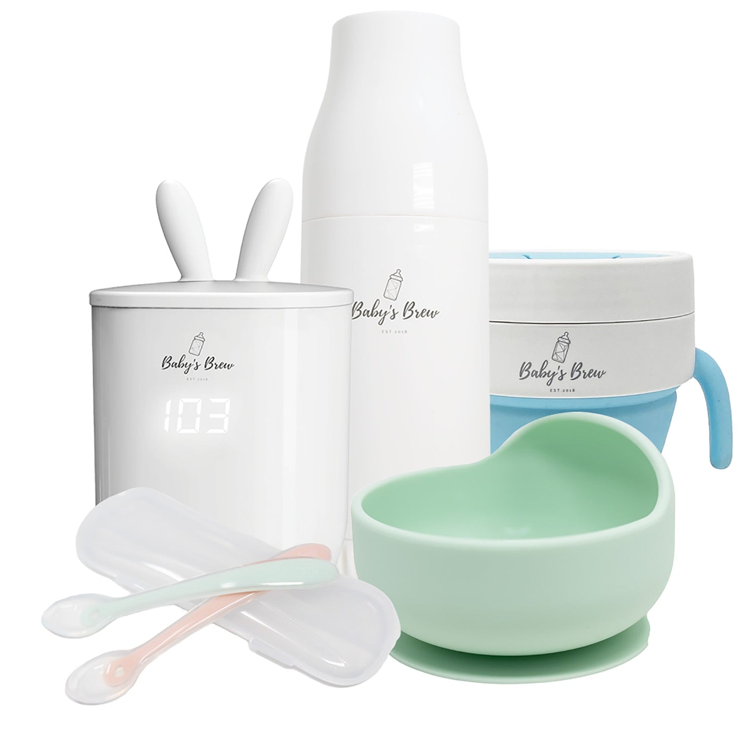The Baby's Brew Feeding Set (Baby Shower Gift Bundle)