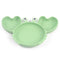 Silicone Split Cutlery Crab Plate For Infants