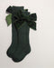 Bowknot woolen baby socks