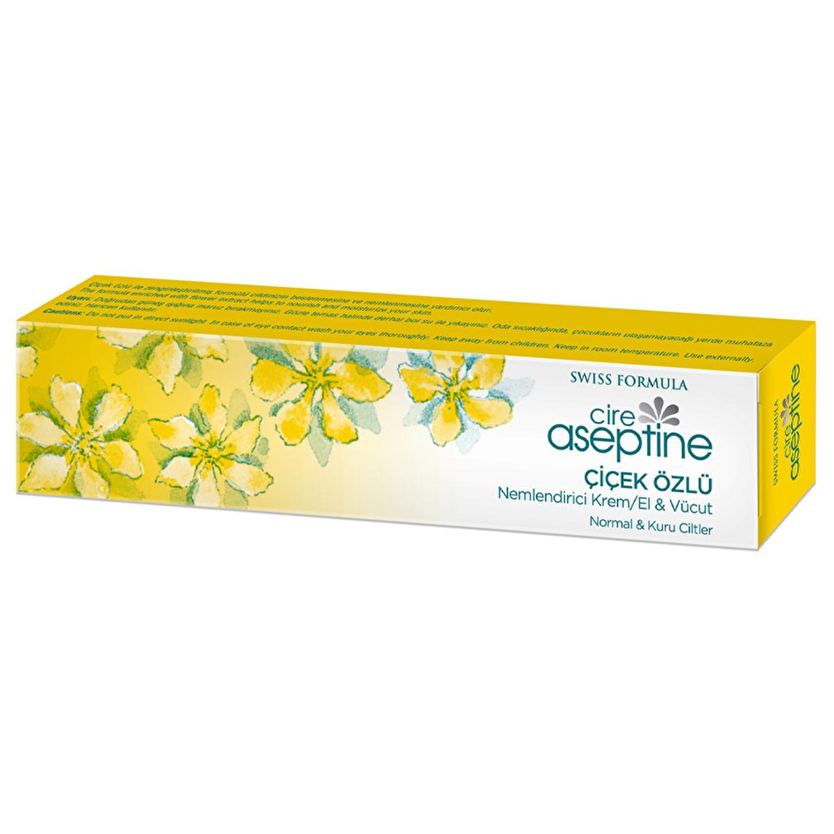 Cire Aseptine Moisturizing Cream - Paraben-Free, Flower Extracts for Dry Skin, 1.01 fl oz