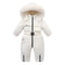 Autumn And Winter Fleece-lined Overalls Ski Suit For Children