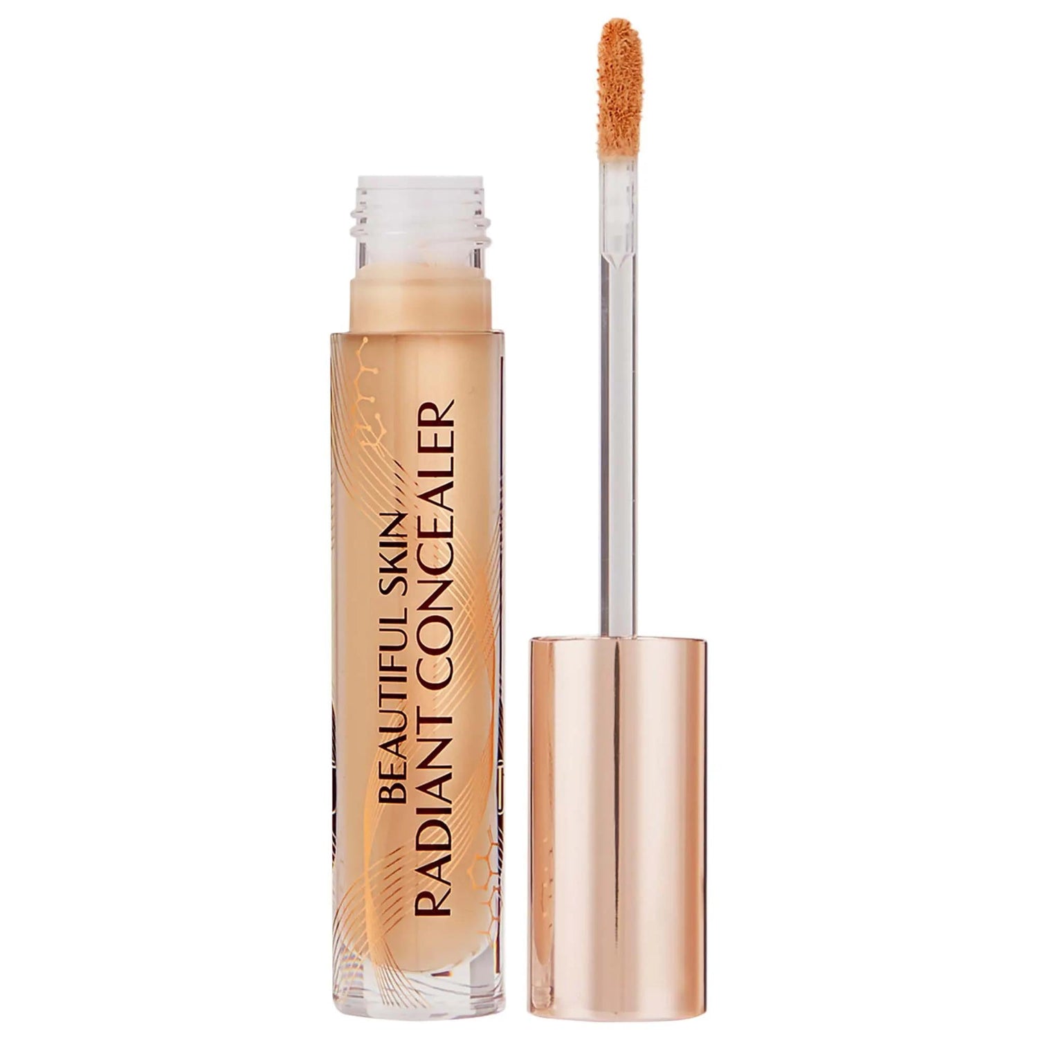 Charlotte Tilbury Beautiful Skin Medium to Full Coverage Radiant Concealer - Waterproof, Hyaluronic Acid, 30 Shades