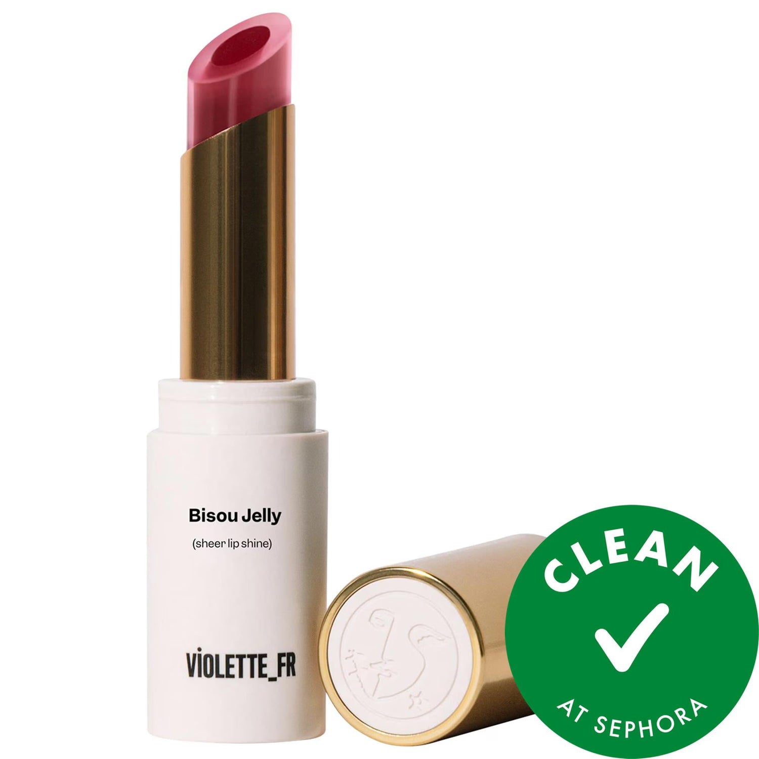 BISOU JELLY Sheer Shine Hydrating Lipstick - Vegan, Gluten-Free, Cruelty-Free Lip Care
