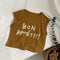Children's Letter Printed Sleeveless Vest For Boys And Girls Loose Casual Top