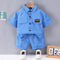 Boys' Short-sleeved Shorts Overall Suit