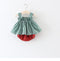 Plaid Suspenders Butt Clothes Trendy Two-piece Suit