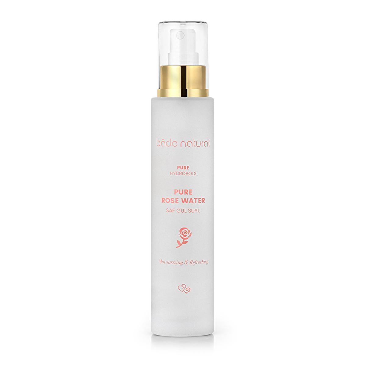 Bade Natural Rose Water Toner: 100% Natural - Pore Tightening, Brightening, Purifying & Anti-Aging Facial Toner for All Skin Types