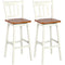 30.5 Inches Set of 2 Swivel Bar Stools with 360¬∞ Swiveling