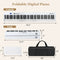 88-Key Foldable Digital Piano with MIDI and Wireless BT