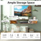 55 Inches Floating TV Stand with Power Outlet