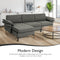 Extra Large Modular L-shaped Sectional Sofa with Reversible Chaise for 4-5 People