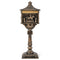 Retro Cast Aluminum Mailbox Security Postal Letter Box with Baffle Door