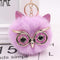 Lovely Owl Plush Doll Kids Favors Fur Ball Key Chain