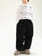 Autumn And Winter Children's Clothing Fleece-lined Casual All-match Loose Knitted Trousers