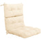 22 x 44 Inch Tufted Outdoor Patio Chair Seating Pad