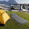 Folding Retractable Travel Camping Cot with Mattress and Carry Bag