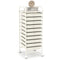 10 Drawer Rolling Storage Cart Organizer with 4 Universal Casters