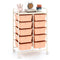 10-Drawer Rolling Storage Cart