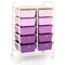 10-Drawer Rolling Storage Cart