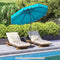 10 FT Patio Umbrella with Push Button Tilt and Crank