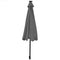 10 Feet Outdoor Patio umbrella with Bright Solar LED Lights-Dark Blue