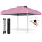 10 X 10 FT Foldable Outdoor Patio Shelter Canopy Tent with 1-Push Center Lock
