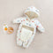 Clothes For Babies Baby Jumpsuits Winter Fleece-lined