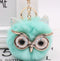 Lovely Owl Plush Doll Kids Favors Fur Ball Key Chain