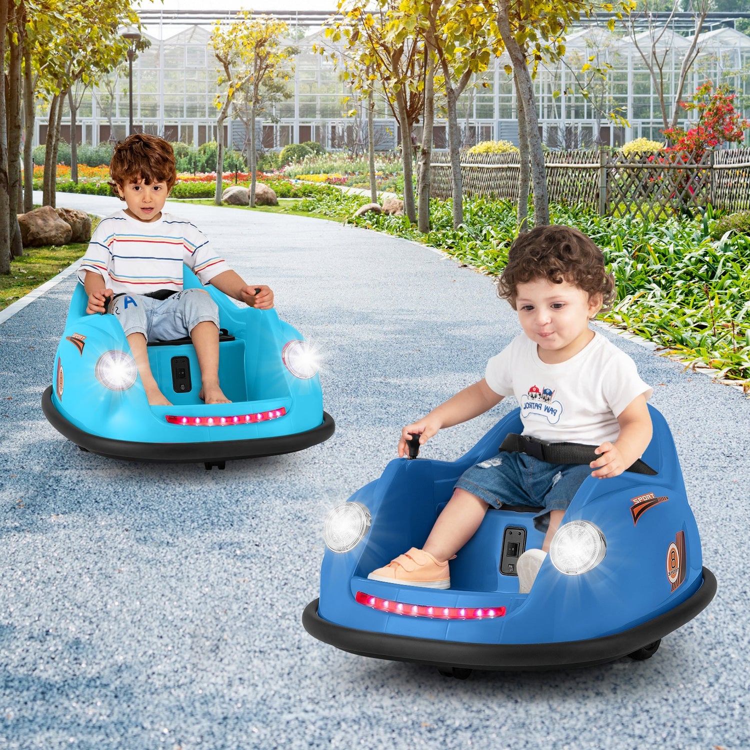 12V Electric Kids Ride on Bumper Car Battery Powered Bumping Car with Remote Control