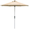 9 Feet Patio Outdoor Market Umbrella with Aluminum Pole without Weight Base