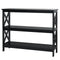 3-Tier Console X-Design Sofa Side Accent Table
