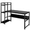 59-Inch Computer Desk Home Office Workstation 4-Tier Storage Shelves