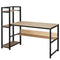 59-Inch Computer Desk Home Office Workstation 4-Tier Storage Shelves