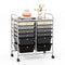 12 Storage Drawer Organizer Bins Rolling Cart