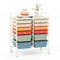 12 Storage Drawer Organizer Bins Rolling Cart