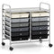12 Drawers Rolling Storage Cart for Home and Office