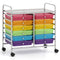 12 Drawers Rolling Storage Cart for Home and Office