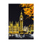 City night scratch painting