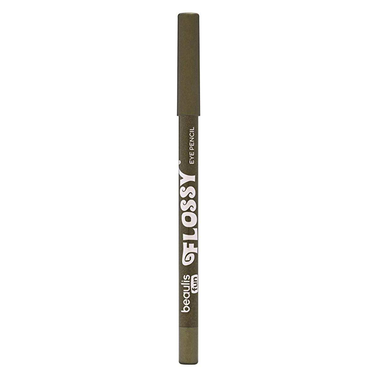 Beaulis Fun Flossy Green Eyeliner - Vibrant, Creamy Eye Makeup - 724 Green Elegance