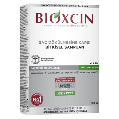 Bioxcin Anti-Hair Loss Shampoo for Oily Hair - Strengthens Hair Follicles, Prevents Hair Loss