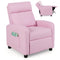 Ergonomic PU Leather Kids Recliner Lounge Sofa for 3-12 Age Group