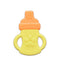 Toddlers Infants Baby Teething Toy Soft Silicone Fruit Teether Holder