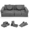 14 PCS Modular Kids Play Couch for Playroom and Bedroom