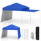 14 x 9.2 Feet Pop up Canopy Tent with 2 Convertible Sidewalls to Awning and Stakes