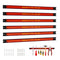 18 Inch Magnetic Tool Holder Strip with Mounting Screws