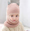 Baby winter scarf hat