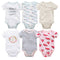 6-piece baby jumpsuit new short-sleeved baby clothes