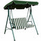 Loveseat Cushioned Patio Steel Frame Swing Glider