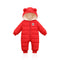 Padded down cotton suit