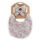 Linen Cotton Solid Color Printing Children Double-Sided Bib Bib Baby Saliva Pocket